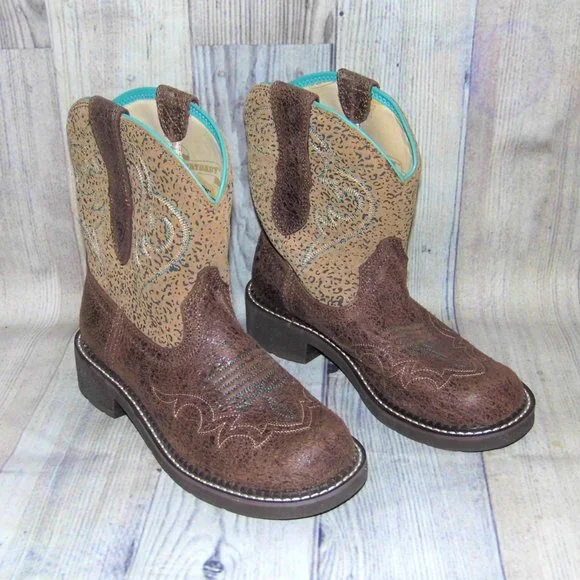 Ariat Shoes Ariat Fatbaby Heritage Harmony Brown Leather